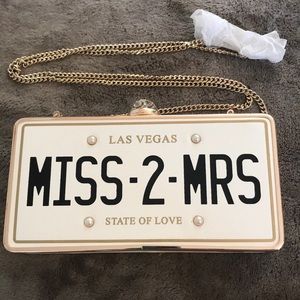 Las Vegas Bride Bridal Clutch bag Miss-2-Mrs
